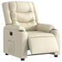 Sillón reclinable eléctrico de cuero sintético crema von , Sessel - Ref: Foro24-3206544, Preis: 300,07 €, Rabatt: %