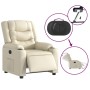 Sillón reclinable eléctrico de cuero sintético crema von , Sessel - Ref: Foro24-3206544, Preis: 300,07 €, Rabatt: %