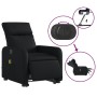 Sillón de masaje elevable eléctrico cuero sintético negro by , Armchairs - Ref: Foro24-3206770, Price: 336,45 €, Discount: %