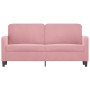 Sofá de 2 plazas terciopelo rosa 140 cm von , Sofas - Ref: Foro24-359445, Preis: 260,90 €, Rabatt: %