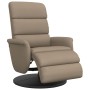 Sillón reclinable con reposapiés cuero sintético capuchino by , Armchairs - Ref: Foro24-356721, Price: 212,67 €, Discount: %