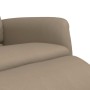 Sillón reclinable con reposapiés cuero sintético capuchino by , Armchairs - Ref: Foro24-356721, Price: 212,67 €, Discount: %
