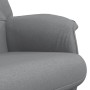 Sillón reclinable con reposapiés tela gris claro by , Armchairs - Ref: Foro24-356666, Price: 152,31 €, Discount: %