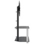 Mueble TV esquina 2 niveles para 32-70 pulgadas negro plateado von , TV-Möbel - Ref: Foro24-358167, Preis: 107,61 €, Rabatt: %