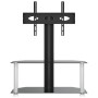 Mueble TV esquina 2 niveles para 32-70 pulgadas negro plateado von , TV-Möbel - Ref: Foro24-358167, Preis: 107,61 €, Rabatt: %