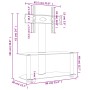 Mueble TV esquina 2 niveles para 32-70 pulgadas negro plateado von , TV-Möbel - Ref: Foro24-358167, Preis: 107,61 €, Rabatt: %