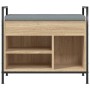 Banco zapatero madera de ingeniería roble Sonoma 65,5x32x57,5cm von , Bänke für Hallen und Lager - Ref: Foro24-835203, Preis:...
