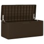 Caja de almacenaje jardín con cojín de asiento PP marrón 350 L von , Aufbewahrungsboxen für den Außenbereich - Ref: Foro24-36...