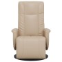 Sillón reclinable con reposapiés cuero sintético capuchino von , Sessel - Ref: Foro24-356508, Preis: 219,75 €, Rabatt: %
