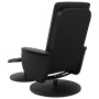 Sillón reclinable masaje con reposapiés cuero sintético negro de , Sillones - Ref: Foro24-356520, Precio: 141,59 €