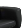 Sillón reclinable masaje con reposapiés cuero sintético negro by , Armchairs - Ref: Foro24-356520, Price: 141,67 €, Discount: %