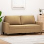 Sofá de 2 plazas terciopelo marrón 140 cm by , Sofas - Ref: Foro24-359206, Price: 204,71 €, Discount: %