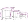 Mesas de centro apilables 3 pzas madera ingeniería roble Sonoma by , Coffee table - Ref: Foro24-838934, Price: 47,47 €, Disco...