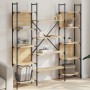 Estantería de madera ingeniería roble Sonoma 155,5x24x166,5 cm von , Bücherregale und Regale - Ref: Foro24-838859, Preis: 98,...