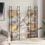 Estantería de madera ingeniería roble Sonoma 155,5x24x166,5 cm von , Bücherregale und Regale - Ref: Foro24-838859, Preis: 98,...