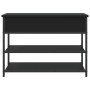 Banco zapatero madera de ingeniería negro 70x42,5x50 cm by , Benches for halls and storage - Ref: Foro24-839028, Price: 68,68...