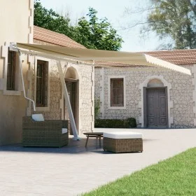 Toldo de pie automático crema 450x300 cm by vidaXL, Awnings - Ref: Foro24-3069567, Price: 521,85 €, Discount: %