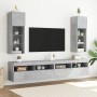 Mueble para TV con luces LED gris hormigón 30,5x30x90 cm von , TV-Möbel - Ref: Foro24-837007, Preis: 57,09 €, Rabatt: %