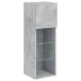 Mueble para TV con luces LED gris hormigón 30,5x30x90 cm von , TV-Möbel - Ref: Foro24-837007, Preis: 57,09 €, Rabatt: %