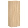 Mueble TV de pared madera ingeniería roble Sonoma 40,5x30x102cm by , TV Furniture - Ref: Foro24-836933, Price: 60,35 €, Disco...