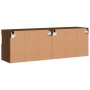 Muebles TV de pared luces LED 2 uds roble marrón 60x30x40 cm von , TV-Möbel - Ref: Foro24-837196, Preis: 98,52 €, Rabatt: %