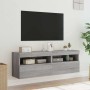 Muebles TV de pared con luces LED 2 uds gris Sonoma 60x30x40 cm von , TV-Möbel - Ref: Foro24-837194, Preis: 100,30 €, Rabatt: %