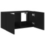 Mueble de TV de pared con luces LED negro 80x35x41 cm von , TV-Möbel - Ref: Foro24-837317, Preis: 60,34 €, Rabatt: %