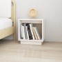 Mesitas de noche 2 uds madera maciza de pino blanco 40x30x40 cm by , Nightstands - Ref: Foro24-813338, Price: 45,10 €, Discou...