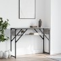 Mesa consola estante madera ingeniería Sonoma gris 105x30x75 cm by , Side tables - Ref: Foro24-837795, Price: 44,04 €, Discou...