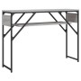 Mesa consola estante madera ingeniería Sonoma gris 105x30x75 cm by , Side tables - Ref: Foro24-837795, Price: 44,04 €, Discou...