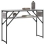 Mesa consola estante madera ingeniería Sonoma gris 105x30x75 cm by , Side tables - Ref: Foro24-837795, Price: 44,04 €, Discou...