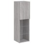 Muebles TV pared con LED 5 pzas madera ingeniería gris Sonoma von , TV-Möbel - Ref: Foro24-3216609, Preis: 176,36 €, Rabatt: %