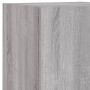 Muebles TV pared con LED 5 pzas madera ingeniería gris Sonoma von , TV-Möbel - Ref: Foro24-3216609, Preis: 176,36 €, Rabatt: %