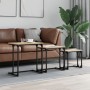 Mesas de centro apilables 3 pzas madera ingeniería roble Sonoma von , Couchtisch - Ref: Foro24-837818, Preis: 51,75 €, Rabatt: %
