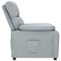 Sillón reclinable de tela gris claro de , Sillones - Ref: Foro24-348275, Precio: 175,76 €, Descuento: %