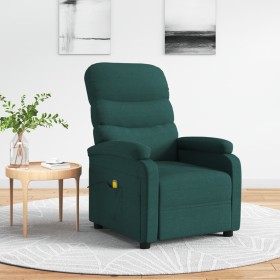 Sillón de masaje eléctrico tela verde oscuro by , Electric massage chairs - Ref: Foro24-348305, Price: 237,04 €, Discount: %