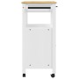 Carrito de cocina MONZA madera maciza de pino 84x40x90 cm von , Küchen- und Speisewagen - Ref: Foro24-376108, Preis: 189,43 €...