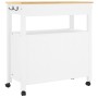 Carrito de cocina MONZA madera maciza de pino 84x40x90 cm von , Küchen- und Speisewagen - Ref: Foro24-376108, Preis: 189,43 €...
