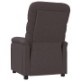 Sillón reclinable de tela marrón oscuro by , Armchairs - Ref: Foro24-344895, Price: 188,20 €, Discount: %