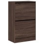 Zapatero de madera de ingeniería marrón roble 60x34x96,5 cm von , Schuhregale und Schuhorganisatoren - Ref: Foro24-839951, Pr...