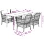 Set comedor de jardín 5 pzas con cojines ratán sintético beige von , Gartensets - Ref: Foro24-3212148, Preis: 519,09 €, Rabat...