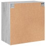 Mueble de pared puertas de vidrio gris Sonoma 68x37x68,5 cm von , Schließfächer und Lagerschränke - Ref: Foro24-836495, Preis...