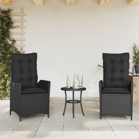 Sillones reclinable jardín cojines 2 uds ratán sintético negro von , Gartenstühle - Ref: Foro24-365265, Preis: 219,53 €, Raba...