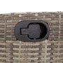 Set comedor jardín 9 pzas y cojines ratán sintético gris by , Garden sets - Ref: Foro24-3213222, Price: 1,00 €, Discount: %