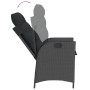 Set de muebles jardín 5 pzas con cojines ratán sintético negro von , Gartensets - Ref: Foro24-3213068, Preis: 597,80 €, Rabat...