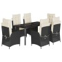 Set de comedor de jardín 7 pzas y cojines ratán sintético negro von , Gartensets - Ref: Foro24-3213170, Preis: 875,71 €, Raba...