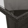 Set de comedor de jardín 7 pzas y cojines ratán sintético negro by , Garden sets - Ref: Foro24-3213352, Price: 955,36 €, Disc...