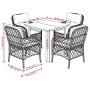 Set comedor de jardín 5 pzas con cojines ratán sintético beige von , Gartensets - Ref: Foro24-3212160, Preis: 484,74 €, Rabat...
