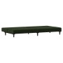 Sofá cama de 2 plazas terciopelo verde oscuro by , Sofas - Ref: Foro24-375734, Price: 231,59 €, Discount: %