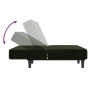 Sofá cama de 2 plazas terciopelo verde oscuro by , Sofas - Ref: Foro24-375734, Price: 231,59 €, Discount: %